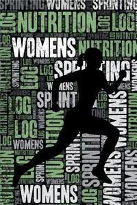 Womens Sprinting Nutrition Log and Diary