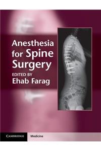 Anesthesia for Spine Surgery