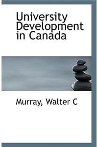 University Development in Canada