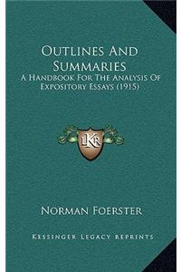 Outlines and Summaries