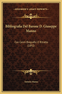Bibliografia Del Barone D. Giuseppe Manno