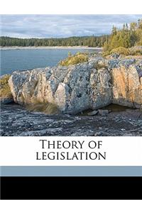 Theory of Legislation