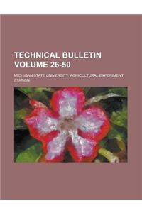 Technical Bulletin Volume 26-50
