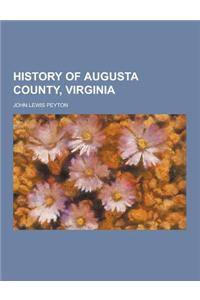 History of Augusta County, Virginia