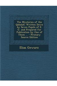Mysteries of the Qabalah