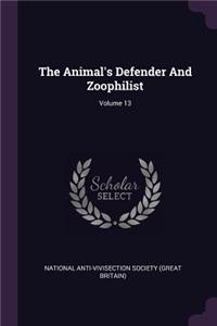 Animal's Defender And Zoophilist; Volume 13