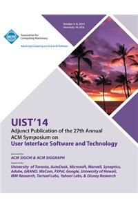 Adjunct UIST 14, 27th ACM User Interface Software & Technology Symposium