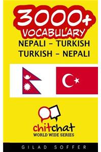 3000+ Nepali - Turkish Turkish - Nepali Vocabulary