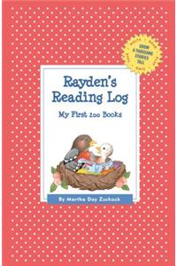 Rayden's Reading Log