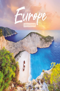 2025 Europe Wall Calendar