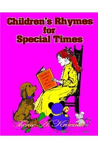 Childrens Rhymes For Special Times
