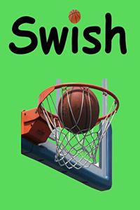 Swish College Ruled Notebook-Black Marker Lettering-Green