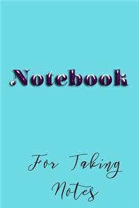 Notebook For Taking Notes