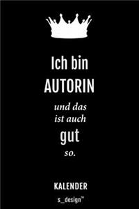 Kalender für Autoren / Autor / Autorin