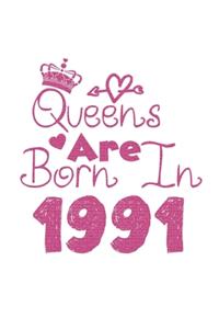 Queens Are Born In 1991 Notebook