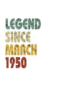 Legend Since March 1950