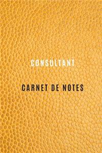 Carnet de Notes Consultant pour enregistrer les objectifs et les cibles, les clients, tâches, les activités quotidiennes et les réflexions, Historique
