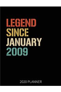 Legend Since January 2009 2020 Planner