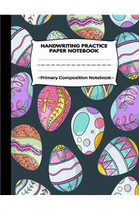 Handwriting Practice Paper Notebook Primary Composition Notebook