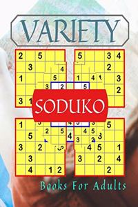 Variety Soduko Books For Adults