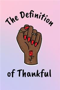 The Definition of Thankful
