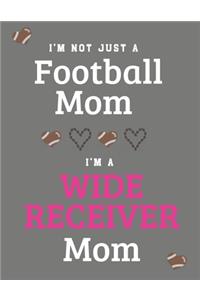 I'm Not Just A Football Mom I'm A Wide Receiver Mom: 2019-2020 Academic Planner - An 18 Month Weekly Calendar - July 2019 - December 2020 (Blank Fill In Game Schedule & Stats Pages)