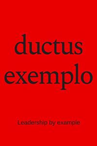 ductus exemplo - Leadership by example