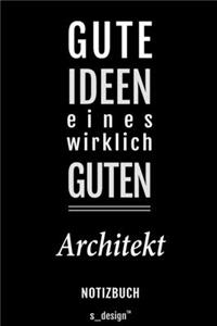 Notizbuch für Architekten / Architekt / Architektin