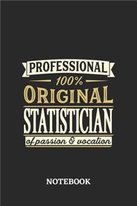 Professional Original Statistician Notebook of Passion and Vocation