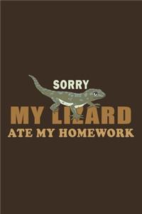 Sorry My Lizard Ate My Homwork