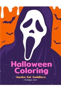 Halloween Coloring Book for Toddlers