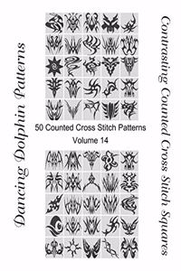 Contrasting Counted Cross Stitch Squares