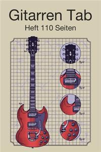 Gitarren Tab Heft 110 Seiten