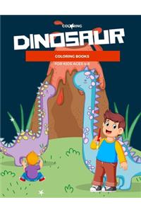 Dinosaur Coloring Books For Kids Ages 4-8