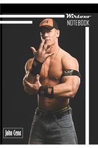 Notebook: John Cena Medium College Ruled Notebook 130 Page Lined 7 X 10 in (17.78 X 25.4 CM)
