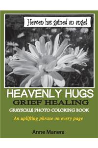 Heavenly Hugs Grief Healing Grayscale Photo Coloring Book