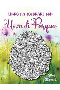 Libro da colorare con uova di Pasqua