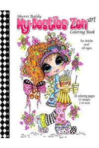 Sherri Baldy My-Besties Zen Art Coloring Book