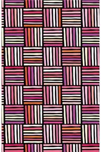 Journal Notebook Criss Cross Grids Pinks