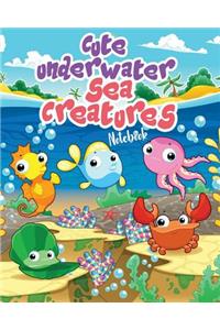 Notebook ( Cute Underwater Sea Creatures Cover )
