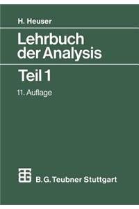 Lehrbuch der Analysis
