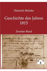 Geschichte des Jahres 1815