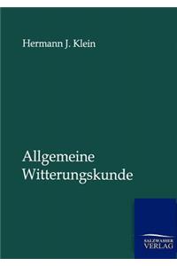 Allgemeine Witterungskunde