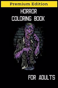 Horror Coloring Book for Adults