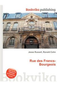 Rue Des Francs-Bourgeois