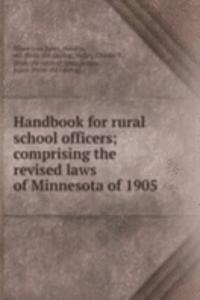 Handbook for rural school officers