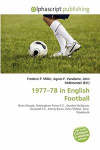 1977-78 in English Football