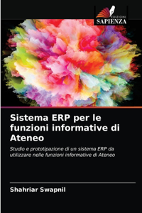 Sistema ERP per le funzioni informative di Ateneo