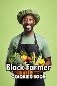 Black Farmer Coloring Book