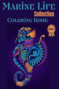 Marine life Collection Coloring Book